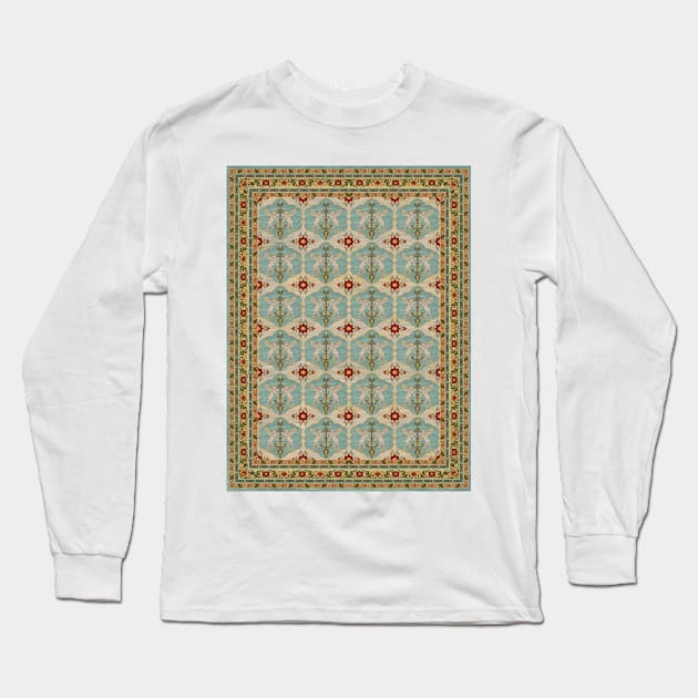 The goat and the palm tree Long Sleeve T-Shirt by grendgallery